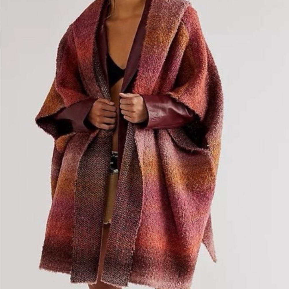 Free People Multicolor Poncho